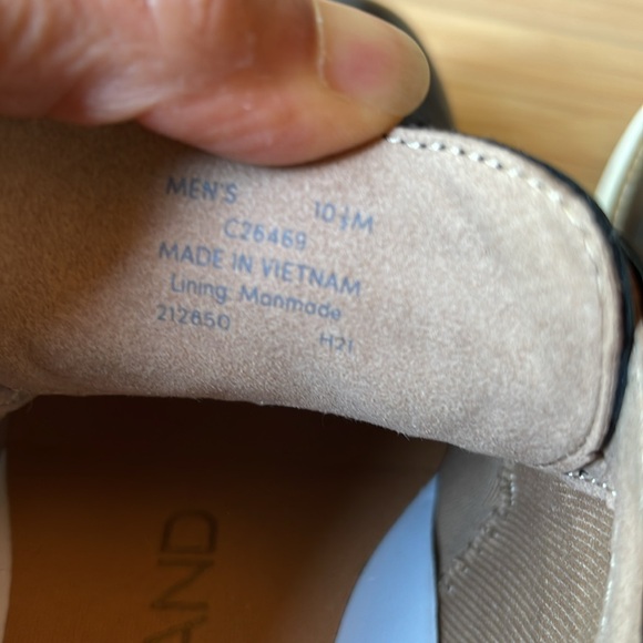 Cole Haan Men's Original Grand Shortwing Oxford Shoe, Black/White, size 10 1/2 M - Picture 6 of 11